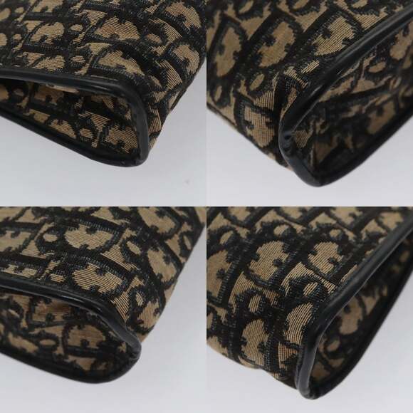 DIOR Trotter Canvas Shoulder Bag Navy - Picture 10 of 12